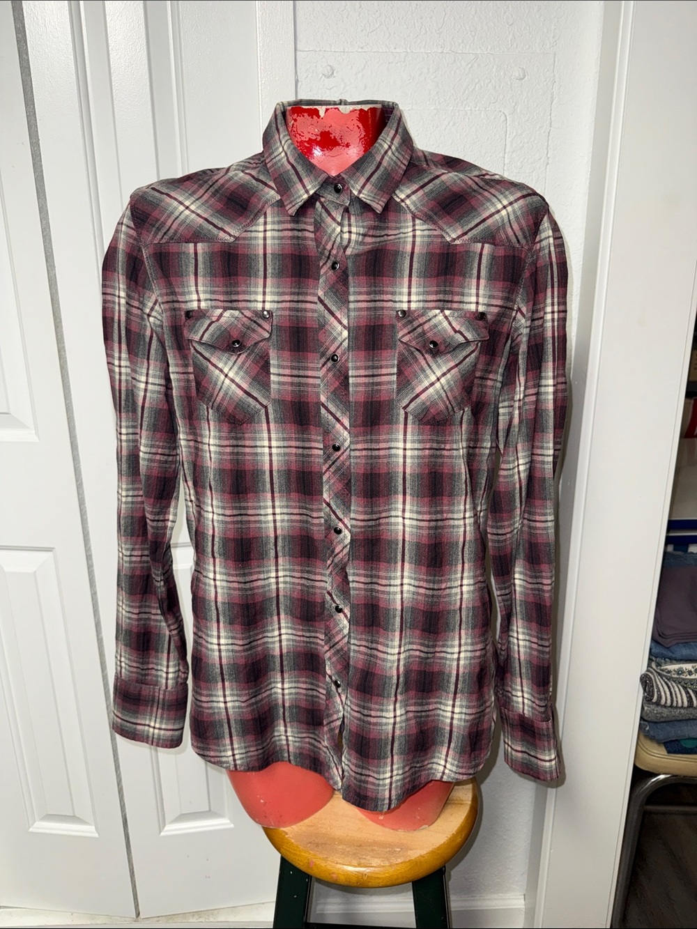 Kuhl snap button shirt top blouse